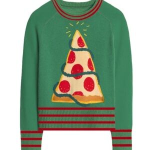 Oxnit Women's Green Christmas Vintage Knit Sweater
